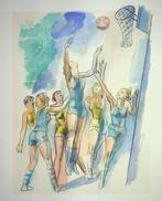 Milivoj Uzel (1897-1977) - Jeux Olympiques : Le Basket Ball, Antiquités & Art
