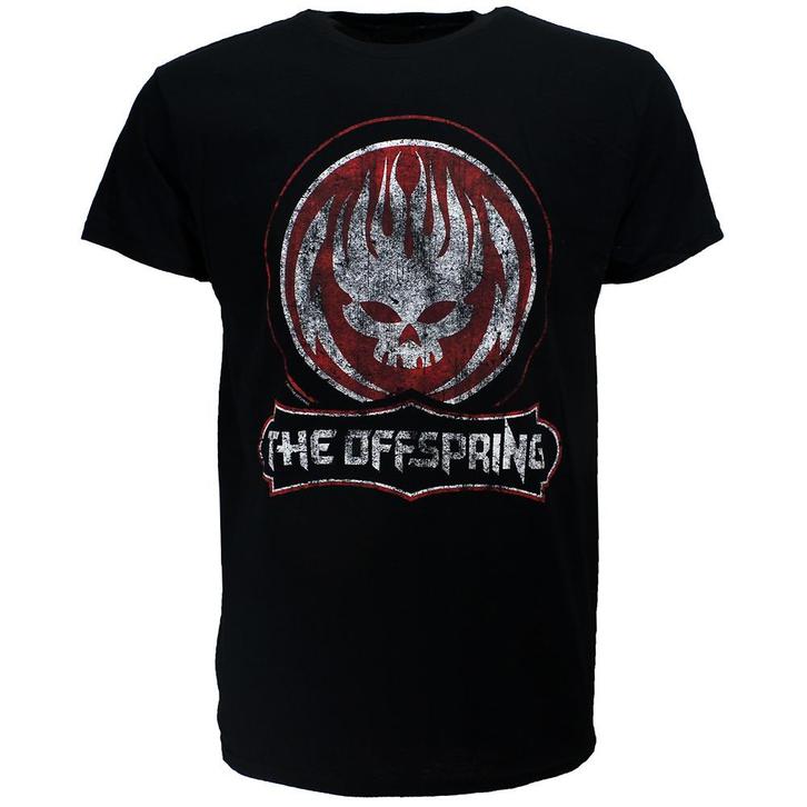 The Offspring Distressed Skull T-Shirt – Official Merch |, Kleding | Heren, T-shirts