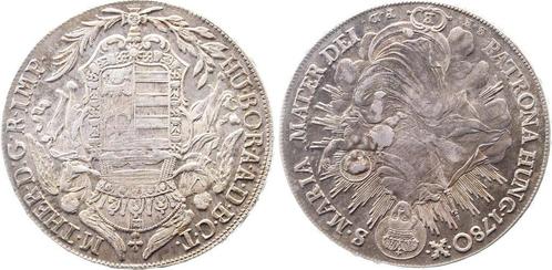 Ungarn-oesterreich Thaler Ungarn Hungary Bohemia 1780 Mad..., Postzegels en Munten, Munten | Amerika, Verzenden