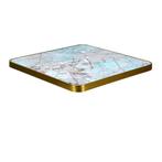 Tafelblad | FAUX MARMER | Marmerlook (Groen) | Indoor |, Verzenden