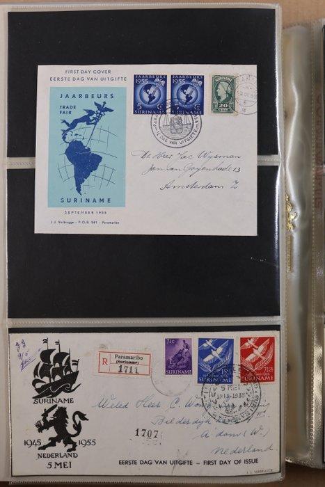 Suriname 1950/1987 - Collectie FDCs in 2x Importa PSIII, Postzegels en Munten, Postzegels | Nederland