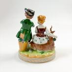 Carl Thieme - Beeldje - Porcelain group figurine Pastoral, Antiek en Kunst