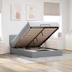 vidaXL Bed met matras 140x190 cm stof lichtgrijs, Huis en Inrichting, Slaapkamer | Bedden, Verzenden, Nieuw