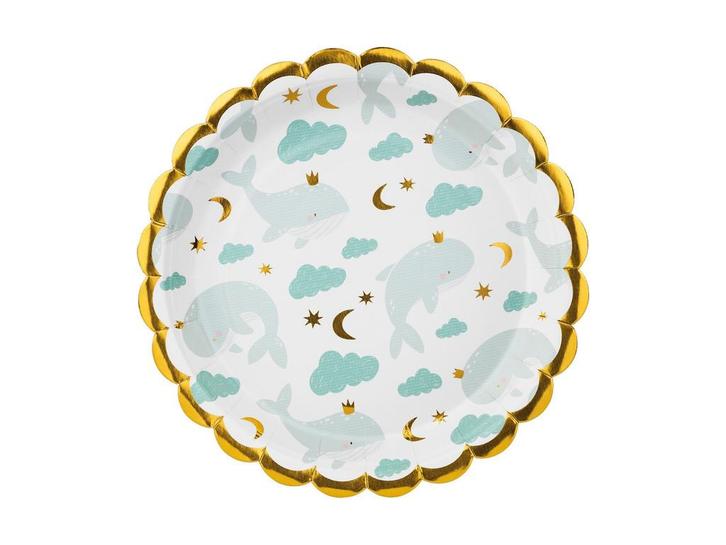 Borden Walvis 18cm 6st, Hobby en Vrije tijd, Feestartikelen, Nieuw, Verzenden