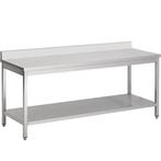 Rvs werktafel met bodemschap 1000x700x900 mm (Demontabel + R, Verzenden, Nieuw in verpakking