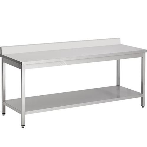 Rvs werktafel met bodemschap 1000x700x900 mm (Demontabel + R, Zakelijke goederen, Horeca | Meubilair en Inrichting, Nieuw in verpakking