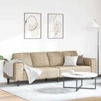 vidaXL Bankstel Lichtgrijs Faux suede leer, Huis en Inrichting, Verzenden, Nieuw