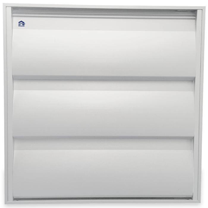 Overdrukrooster opbouw (BxH) 328 x 328mm, Doe-het-zelf en Bouw, Ventilatie en Afzuiging, Nieuw, Verzenden