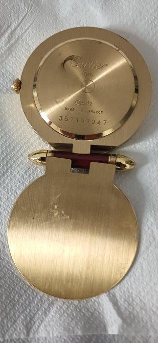 Horloge de bureau - Cartier - Laiton - 1960-1970, Antiek en Kunst, Antiek | Overige Antiek