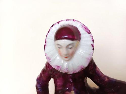 Sitzendorf - Figurine - 2 x doosje met beeldje, pierrot en, Antiek en Kunst, Kunst | Designobjecten