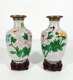 Vaas - Klassieke cloisonné vazen - Messing, cloisonné email, Antiek en Kunst