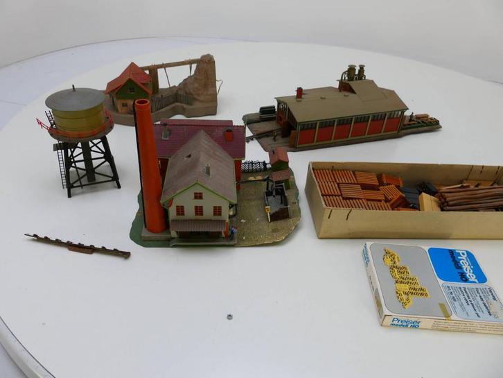 Schaal H0 Set Houtzagerij #3048 (H0 (1:87), Gebouw), Hobby en Vrije tijd, Modeltreinen | H0, Brug, Tunnel of Gebouw, Gebruikt