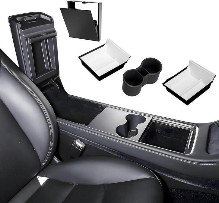 2dekans | loonara Middenconsole Organizer Set voor Tesla, Auto diversen, Auto-accessoires, Ophalen of Verzenden