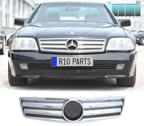 CALANDRE AMG MERCEDES SL W129 89-98 NOIR CHROMÉ, Auto-onderdelen, Carrosserie, Verzenden