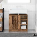 vidaXL Wasbak Kast met opslag Oud Hout 63 x 29 x 55 cm, Verzenden, Nieuw