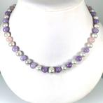 Halsketting Zilver Parel - Parel - SSP-Akoya & Amethyst, Handtassen en Accessoires, Kettingen, Nieuw