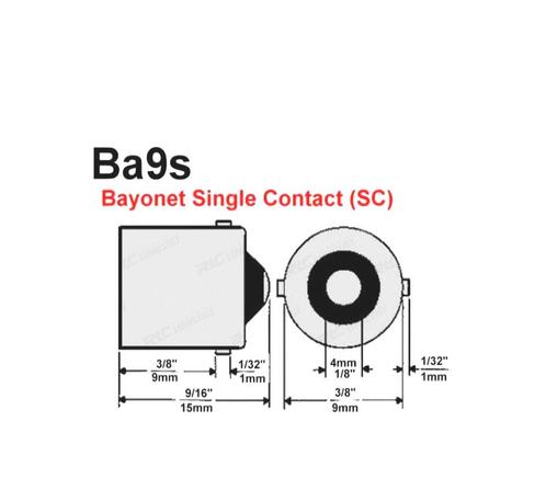 Ampoule Led Ba9S T4W, Auto-onderdelen, Verlichting, Verzenden