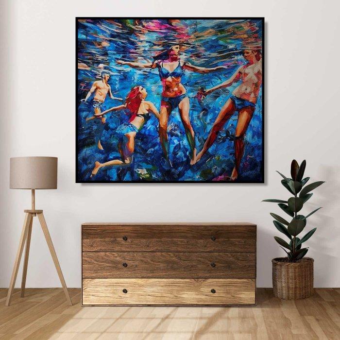 Daniel Henciu (1976) - Almost deep, Antiek en Kunst, Kunst | Schilderijen | Modern