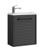 Toiletmeubel Etna 40 x 22 cm mat zwart fonteinmeubel, Doe-het-zelf en Bouw, Verzenden, Nieuw