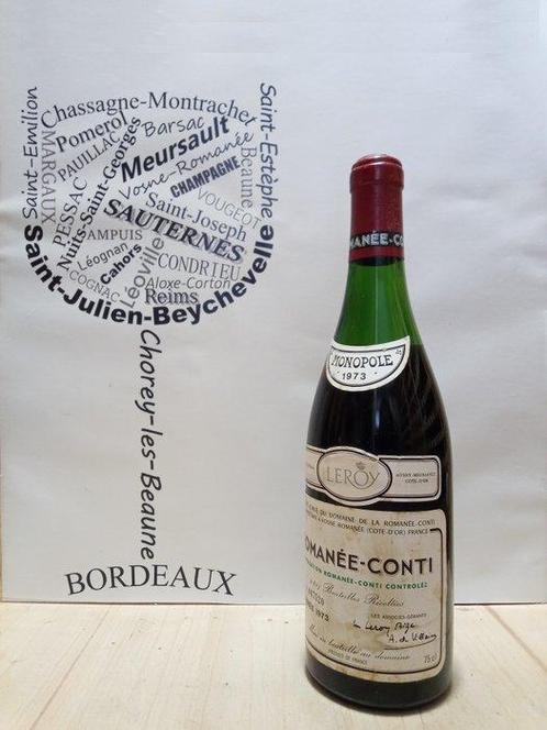 1973 Domaine de la Romanée Conti - Romanée-Conti - 1 Fles, Verzamelen, Wijnen