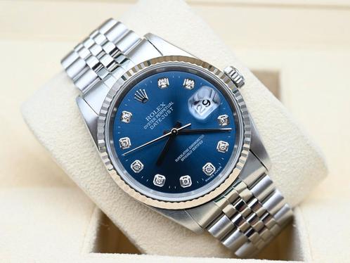 Rolex Datejust Ref. 16234 Year 1995 (Box), Handtassen en Accessoires, Horloges | Heren, Staal, Zo goed als nieuw, Goud, Rolex