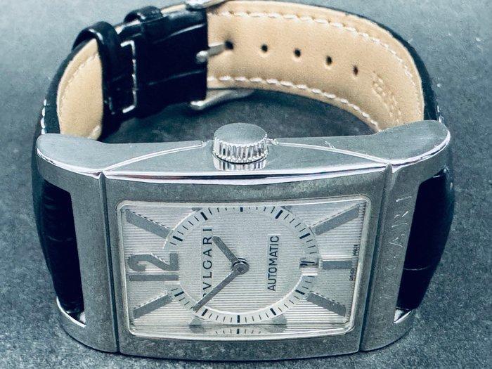 Bvlgari - Rettangolo - RT45S - Heren - 2000-2010, Handtassen en Accessoires, Horloges | Heren