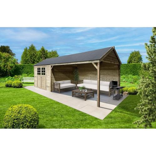 Tuinhuis in hout - pastoraal cambrai geimpregneerd 2936 +, Tuin en Terras, Tuinhuizen, Nieuw