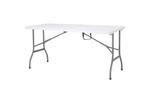 MaxxGarden Vouwtafel - Tuintafel - 152x70x74 cm - Wit, Tuin en Terras, Tuintafels, Ophalen of Verzenden, Nieuw