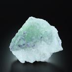 95g Uitstekende lichtgroene FLUORIET op QUARTZ uit Zhejiang,, Verzamelen