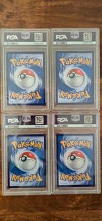 Pokémon - 4 Graded card - Pikachu First edition, Foil, Promo, Hobby en Vrije tijd, Nieuw