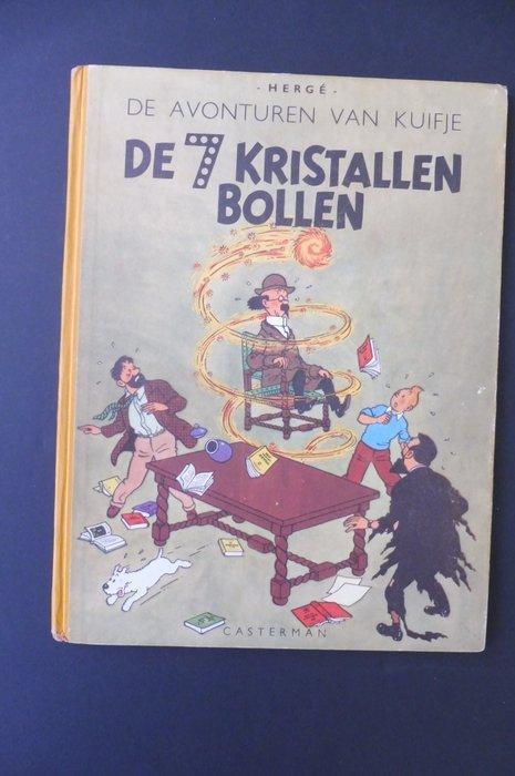 Kuifje 13 - De 7 kristallen bollen - 1 Album - 1948, Boeken, Stripverhalen