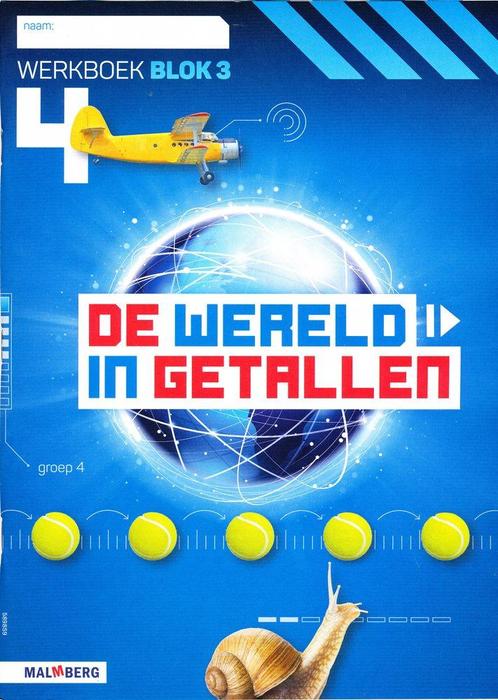 De wereld in Getallen versie 5 Werkboek blok 3 groep 4 (per, Livres, Livres scolaires, Envoi