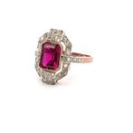 Sans prix de réserve - Bague - 9 carats Or rose, Argent, Handtassen en Accessoires, Ringen, Nieuw