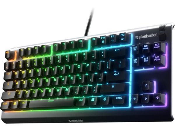 Veiling - SteelSeries Apex 3 TKL - Zwart - RGB Gaming Toetse, Computers en Software, Toetsenborden