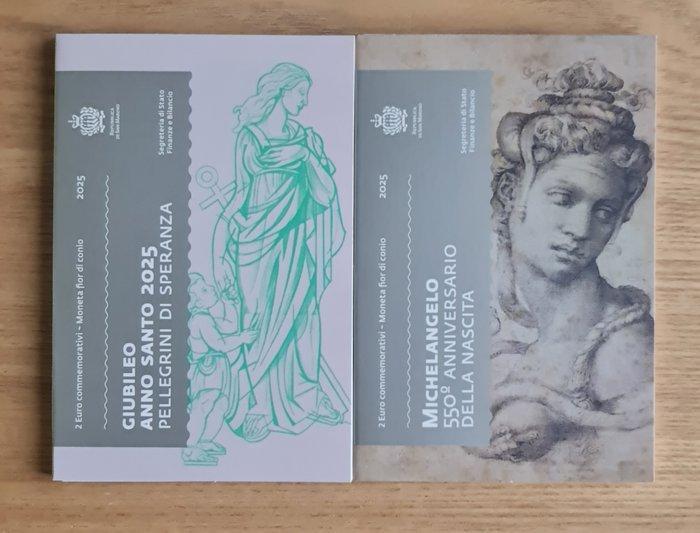 San Marino. 2 Euro 2025 Giubileo Anno Santo +, Postzegels en Munten, Munten | Europa | Euromunten
