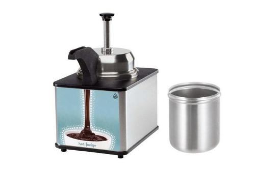 HOT FUDGE MET POMP & VERWARMDE BEK CE - TYPE LFSPW-FDGE /, Articles professionnels, Horeca | Équipement de cuisine, Envoi