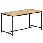 vidaXL Table à manger 140x70x75 cm Bois de manguier, Maison & Meubles, Verzenden, Neuf