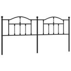 Hoofdbord Zwart Metaal | Retour Deal | Strak Design!, Huis en Inrichting, Slaapkamer | Bedden, 70 cm of minder, Verzenden, Zwart