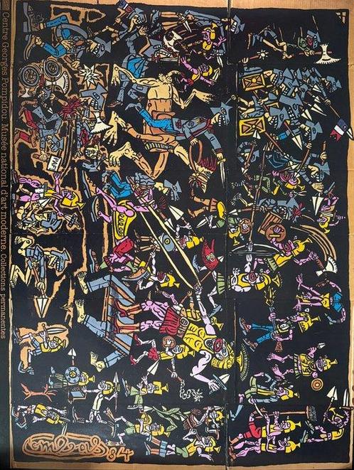 Robert Combas (1957) - En avant les enfants, Antiek en Kunst, Antiek | Overige Antiek