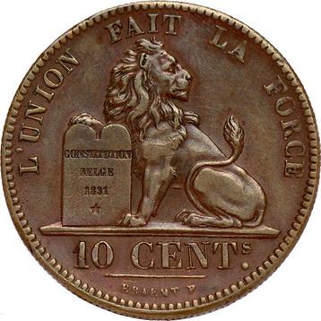 België. Leopold I. 10 Centimes 1848 - without period after