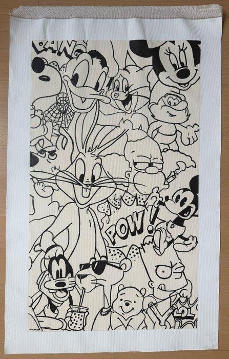 MrKas - The meeting - XL, Antiek en Kunst, Kunst | Schilderijen | Modern