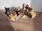 Steiff - Speelgoed 4 diverse Steiff dieren o.a. Xorry, St., Antiek en Kunst