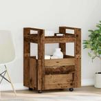 vidaXL Keuken Trolley Oud hout 60 x 45 x 80 cm Bewerkt hout, Verzenden, Nieuw