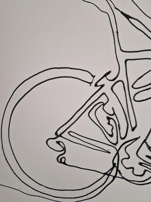 Henry Escobar - LE TOUR DE FRANCE (sur fond blanc), Antiek en Kunst, Kunst | Schilderijen | Modern