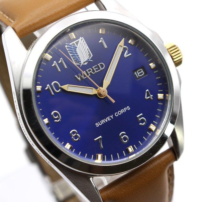 Seiko - WIRED × Attack on Titan Eren Model - Sans prix de, Handtassen en Accessoires, Horloges | Antiek