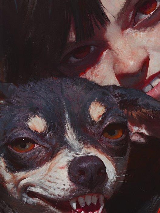 Roger Haus - HAI Grand Champ - Hand Signed, Antiquités & Art, Art | Objets design