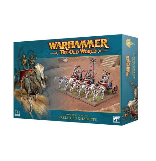 Tomb Kings of Khemri Skeleton Chariots (warhammer nieuw), Hobby & Loisirs créatifs, Wargaming, Enlèvement ou Envoi