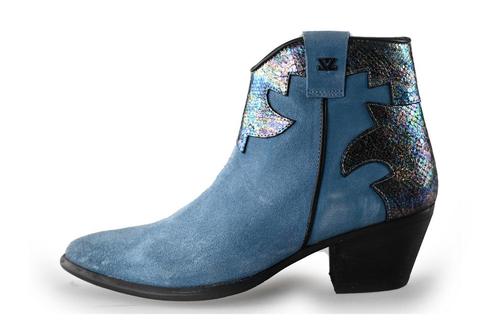 Lazamani Cowboy laarzen in maat 38 Blauw | 5% extra korting, Kleding | Dames, Schoenen, Blauw, Zo goed als nieuw, Verzenden