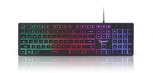Gembird KB-UML-01 USB Rainbow BackLight Toetsenbord, Games en Spelcomputers, Spelcomputers | Overige Accessoires, Ophalen of Verzenden