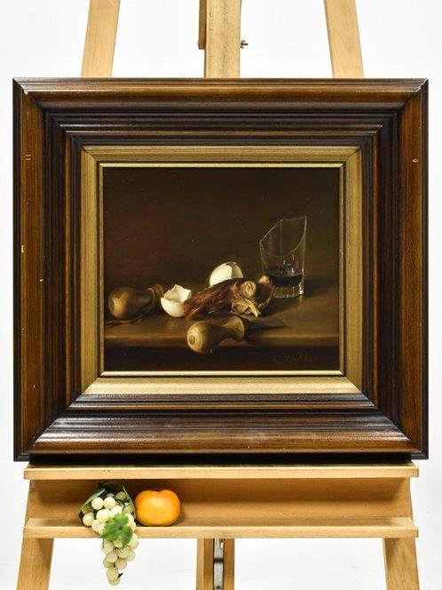 J. de Weger (XX) - Stilleven, Antiek en Kunst, Kunst | Schilderijen | Klassiek